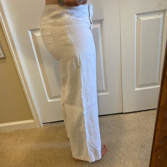 White linen pants by H&M - Picture 2 of 5